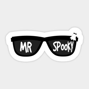 Mr spooky ghost Sticker